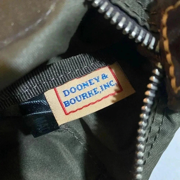 Dooney and Bourke mini green nylon tote bag - Picture 9 of 11